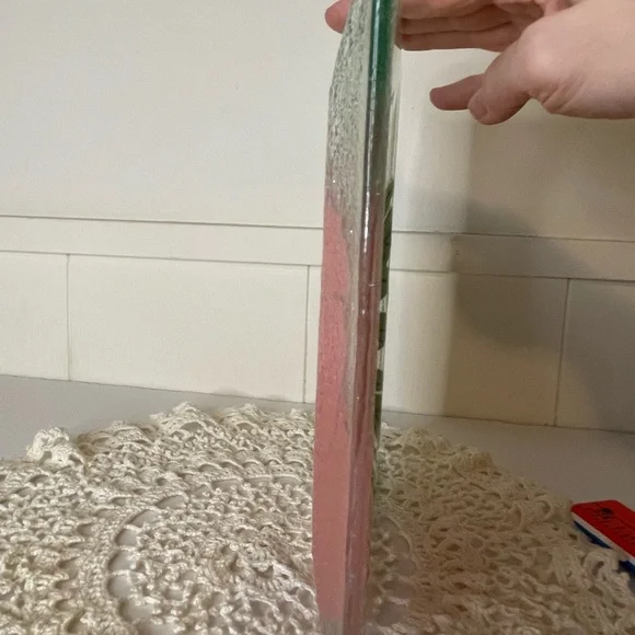 Vibrant Pink Peony Glass Art by Peggy Karr - Picture 14 of 14